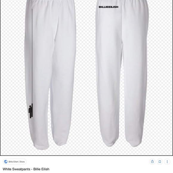 billie eilish sweat pants